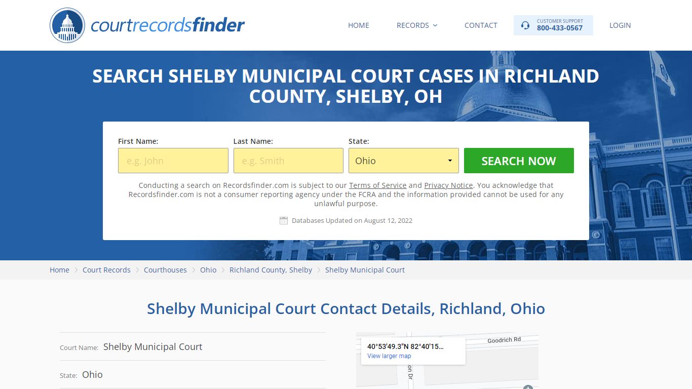 Shelby Municipal Court Case Search - Richland County, OH ...